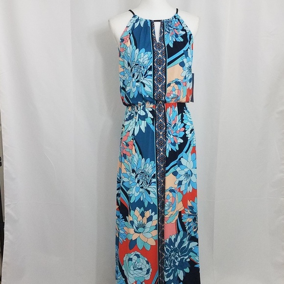 London Times Maxi Floral Size 8 Nwt - Picture 1 of 9